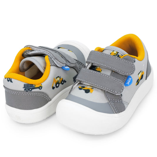 Toddler Mini Canvas Sneakers | Grey Construction