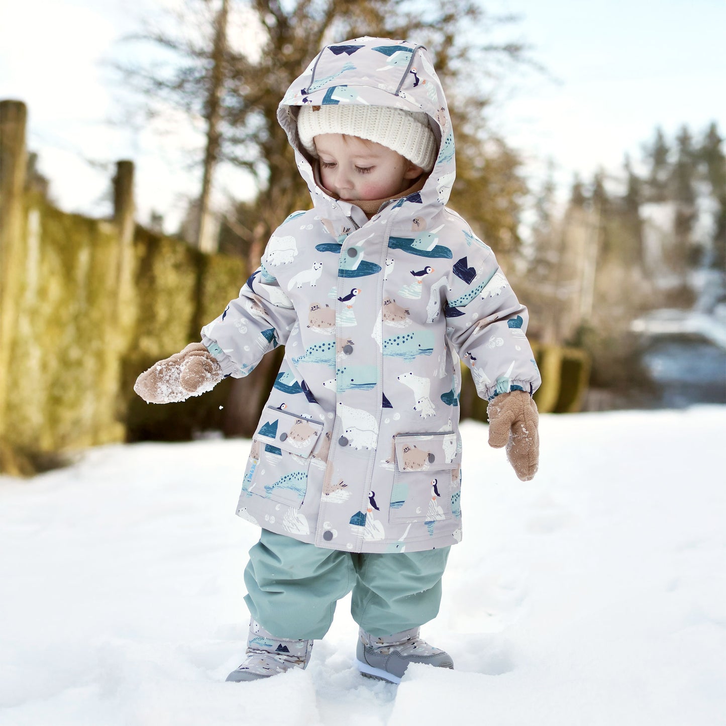Kids Fleece Lined Rain Jackets | Polar Pals