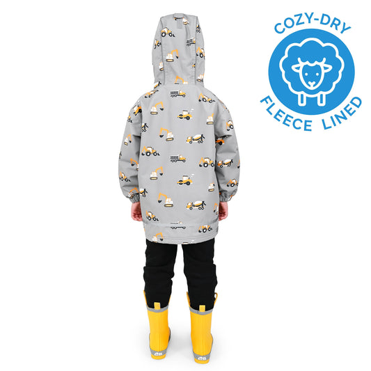 Kids Shell Jacket | Grey Construction