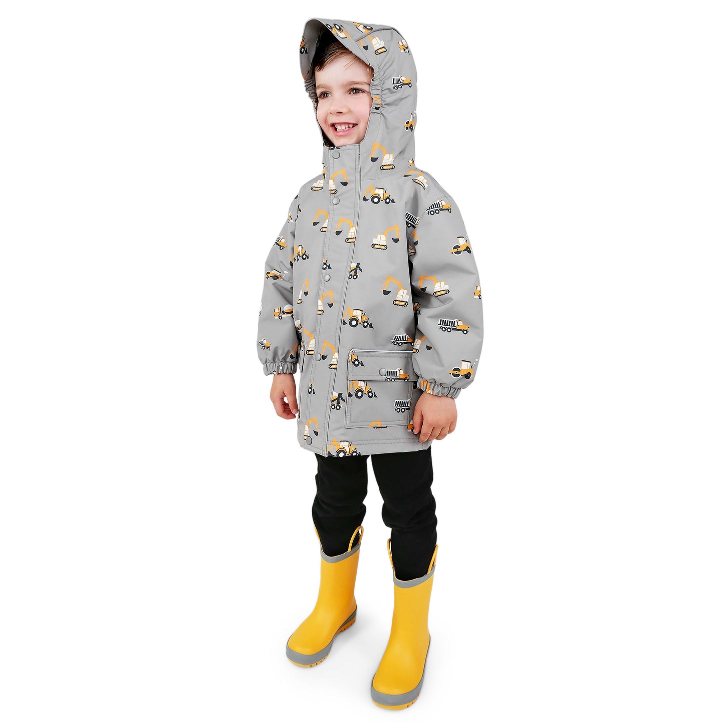 Kids Shell Jacket | Grey Construction