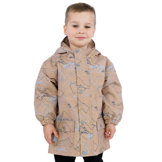 Kids Fleece Lined Rain Jackets | Mountain Trails