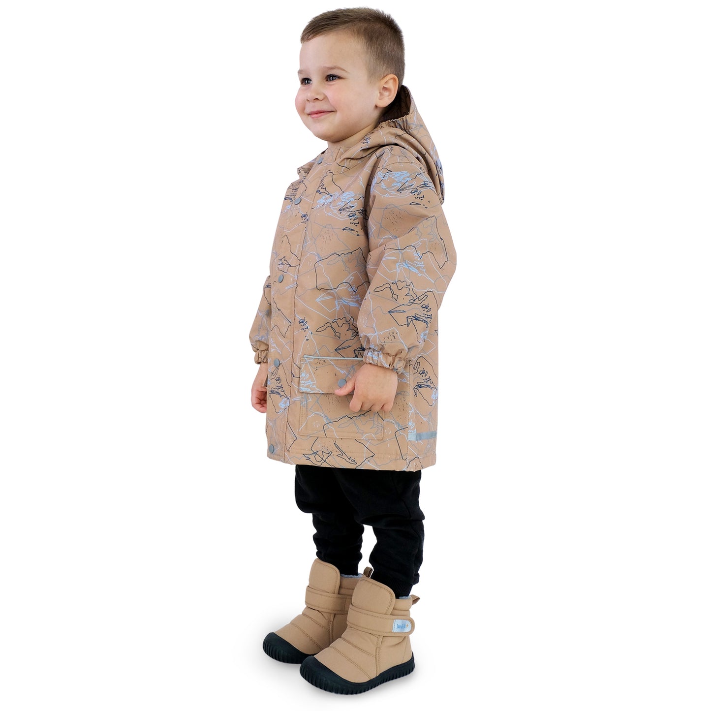 Kids Fleece Lined Rain Jackets | Mountain Trails