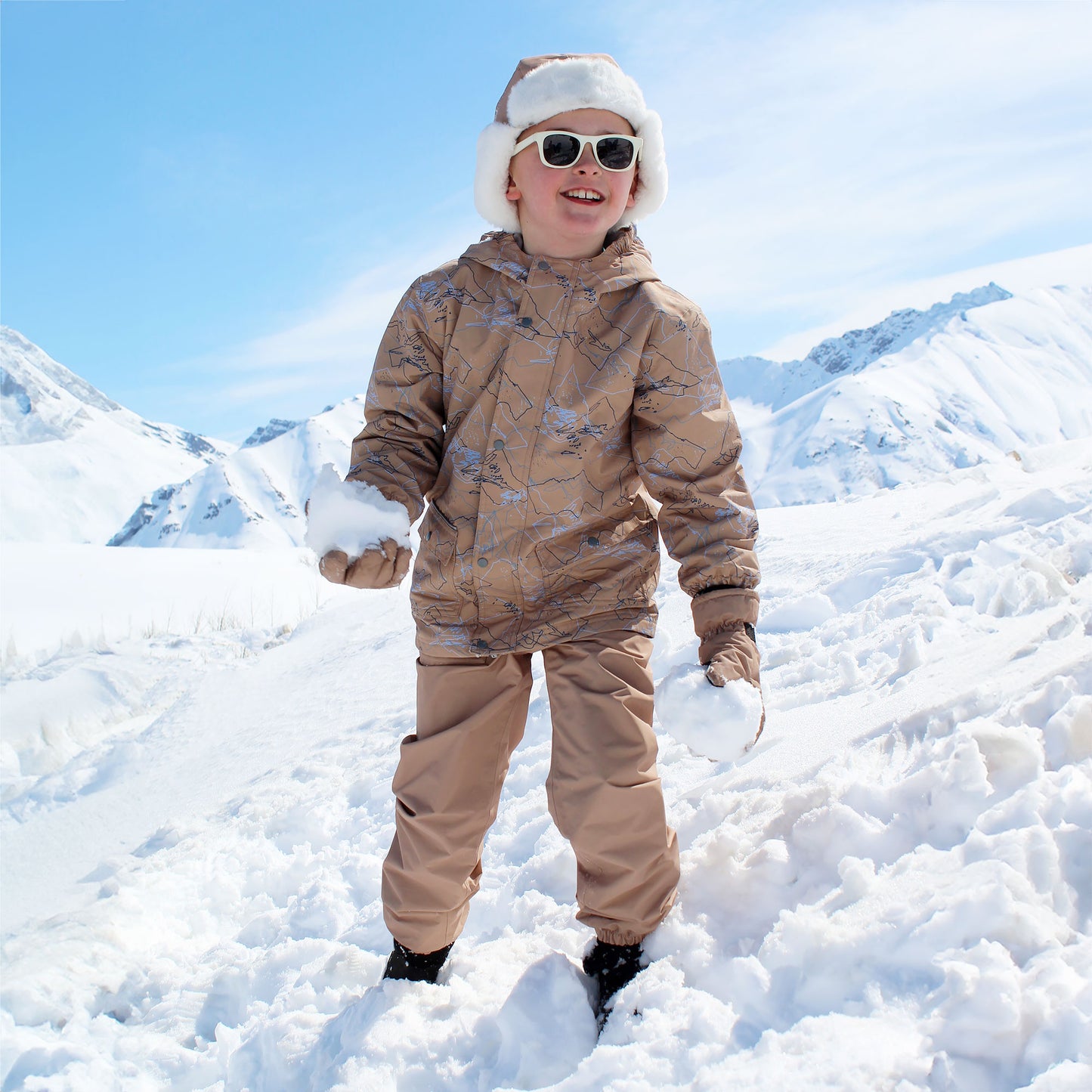 Kids Fleece Lined Rain Jackets | Mountain Trails