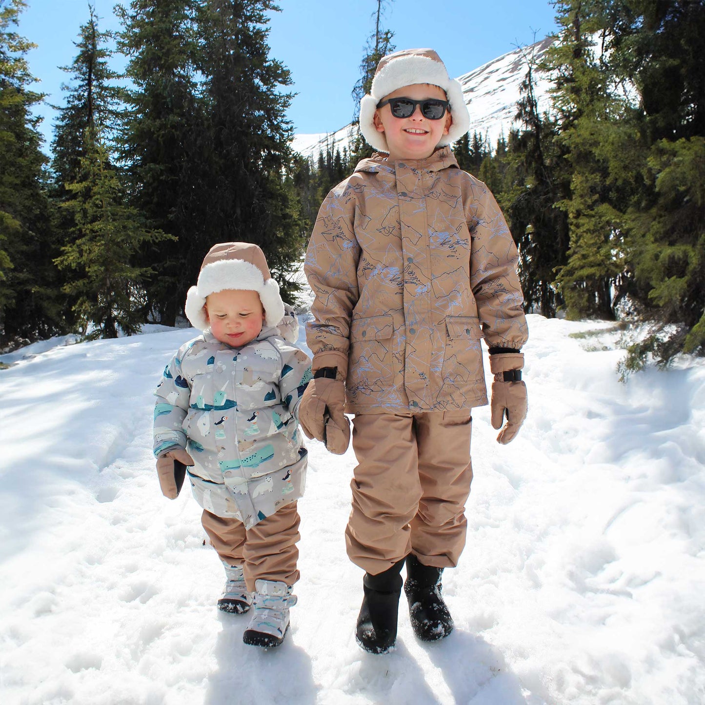 Kids Fleece Lined Rain Jackets | Mountain Trails