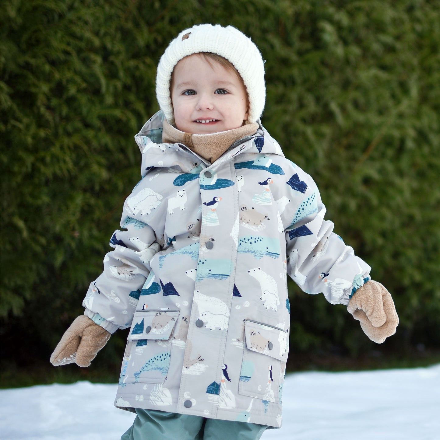 Kids Fleece Lined Rain Jackets | Polar Pals