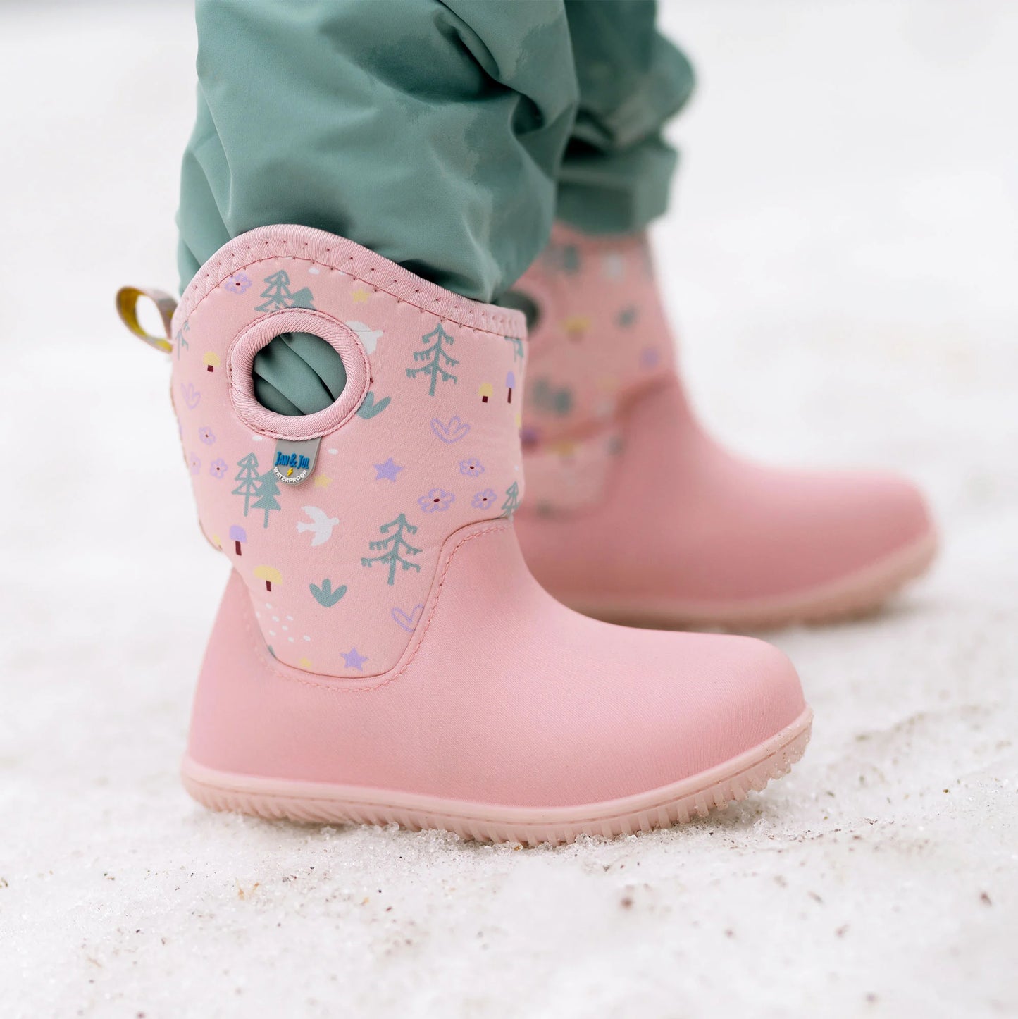 Kids Lite Waterproof Boots | Pink Forest