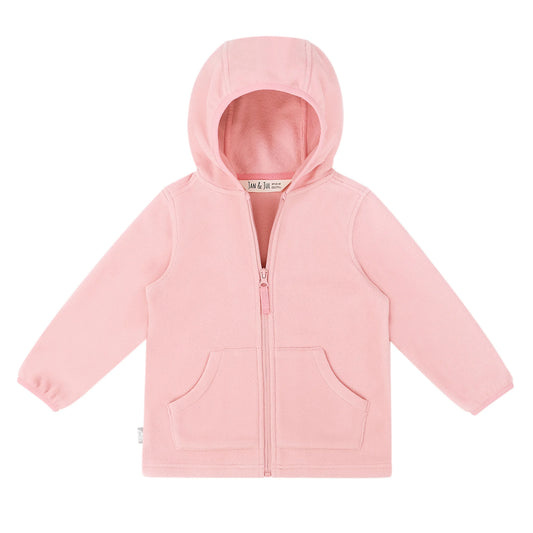 Kids Fleece Jacket | Dusty Pink