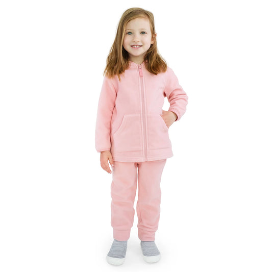 Kids Fleece Jacket | Dusty Pink