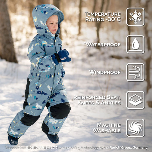 Wolf and Bear | Toasty-Dry Snow Suit