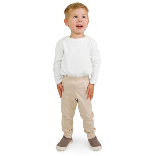 Kids Base Layer Pants | Oatmeal