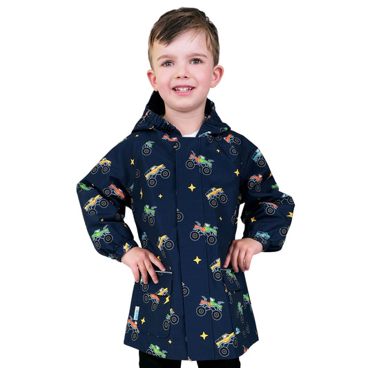 Kids Shell Jacket | Big Trucks