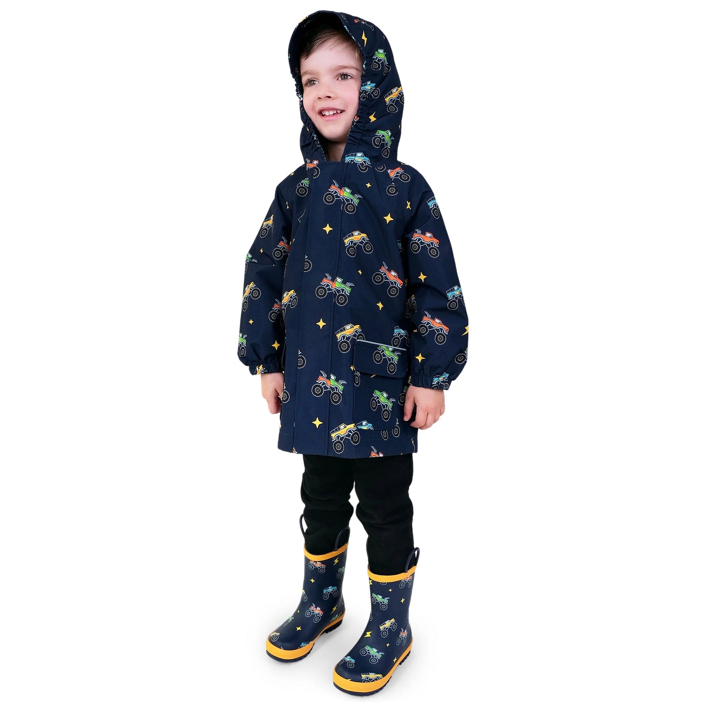 Kids Shell Jacket | Big Trucks