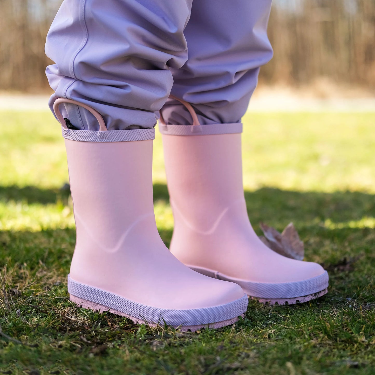 Kids Rubber Rain Boots | Pink