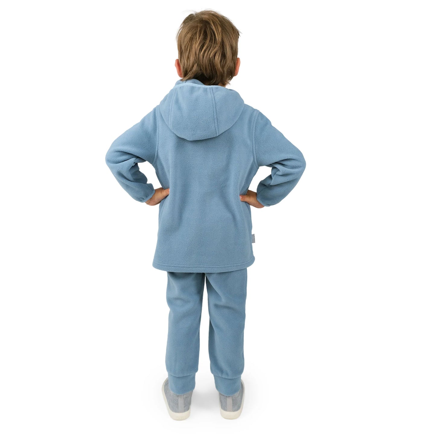 Kids Fleece Jacket | Stormy Blue