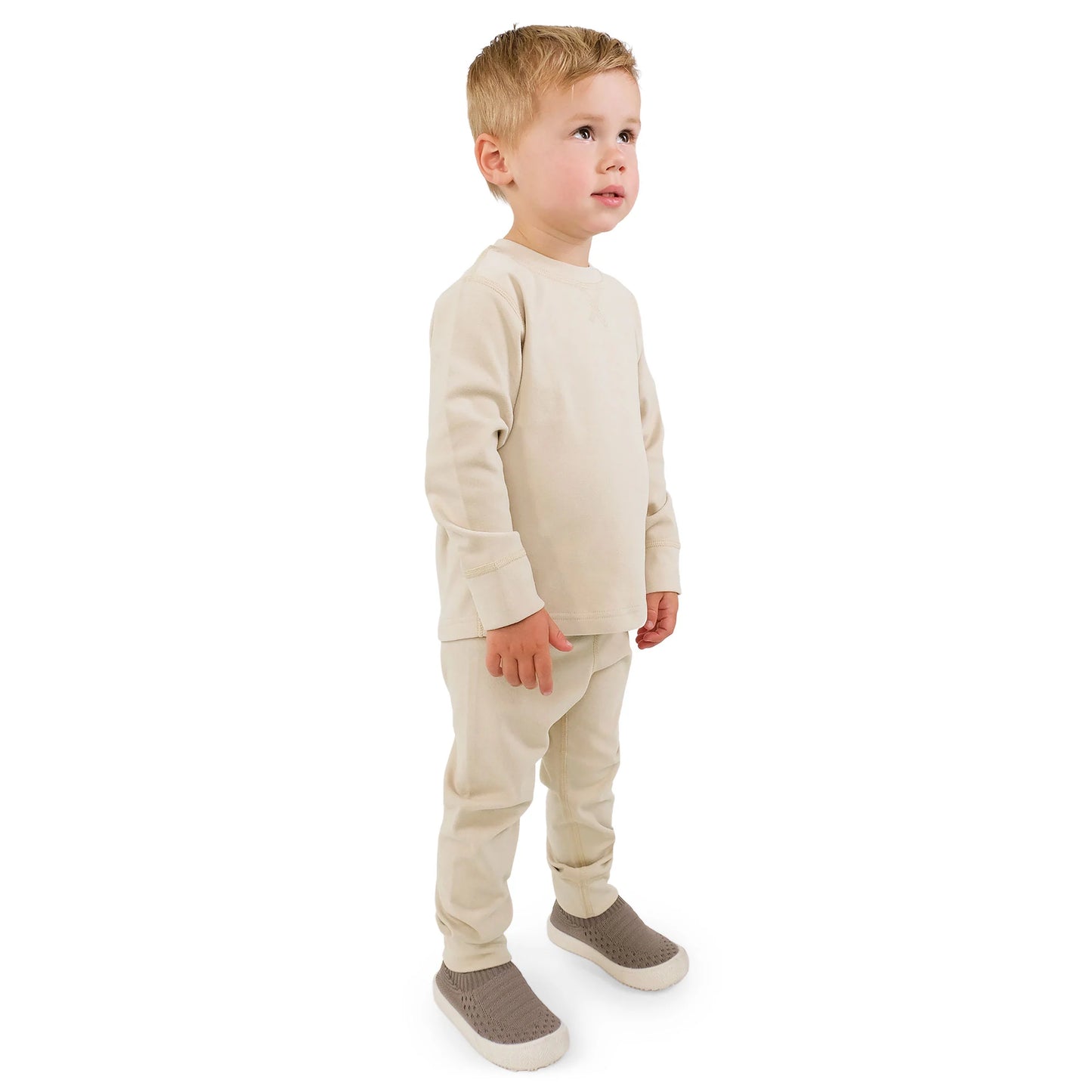 Kids Base Layer Tops | Oatmeal