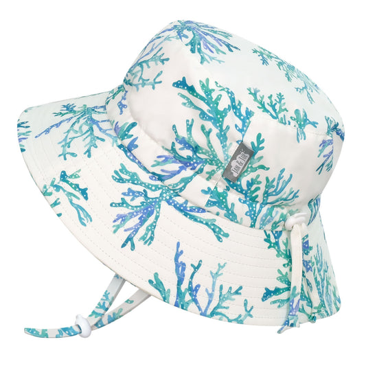 Kids Water Repellent Bucket Hats | Blue Coral