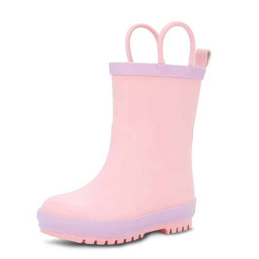 Kids Rubber Rain Boots | Pink