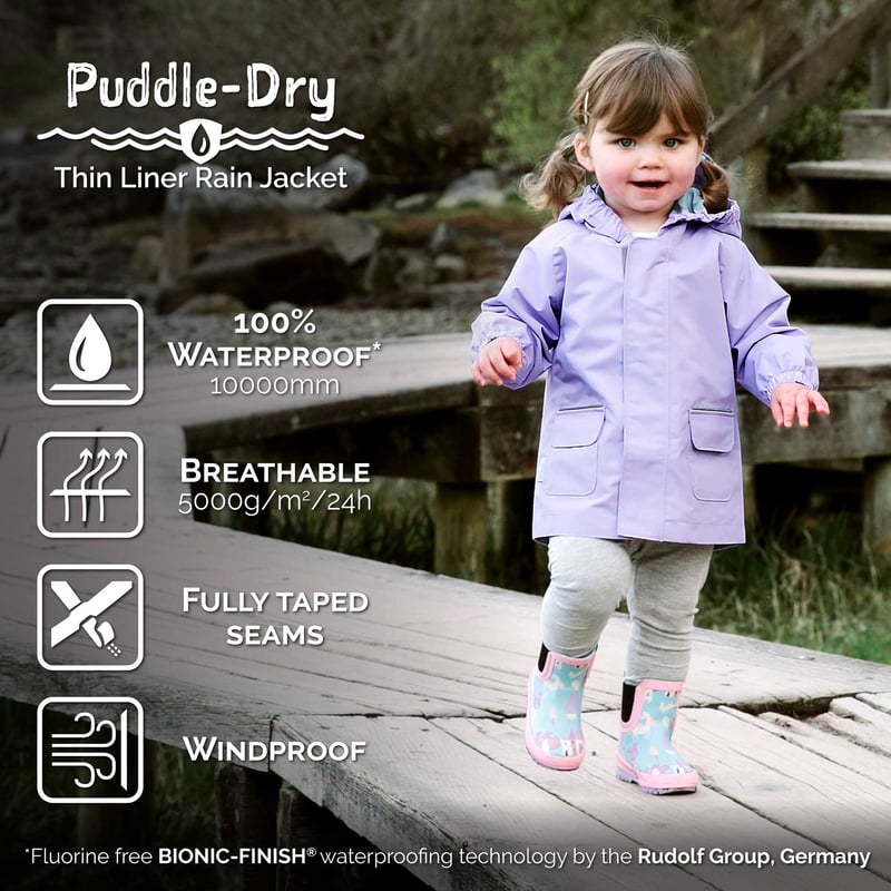Kids Shell Jacket | Prairie Flowers