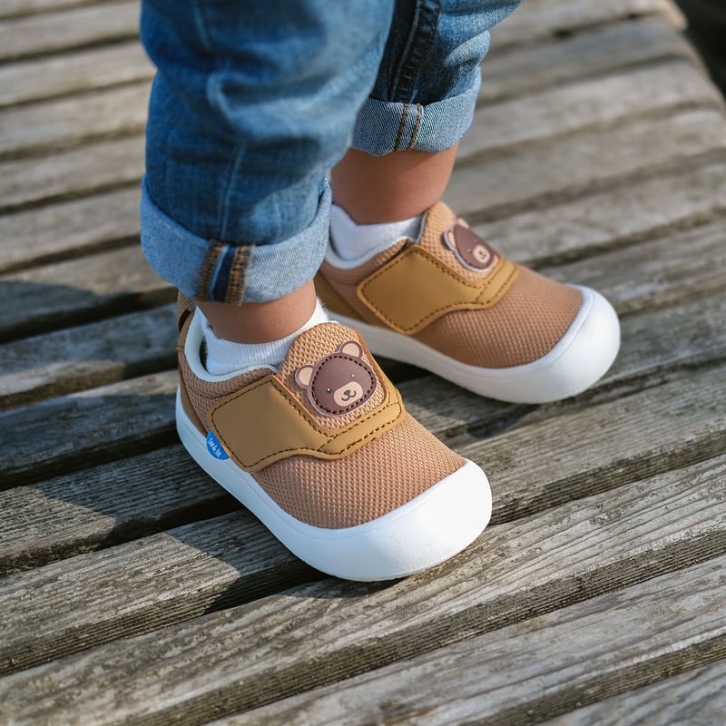 Mini-Flyer Toddler Sneakers | Brown Bear