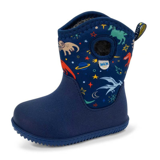 Kids Lite Waterproof Boots | Space Dinos