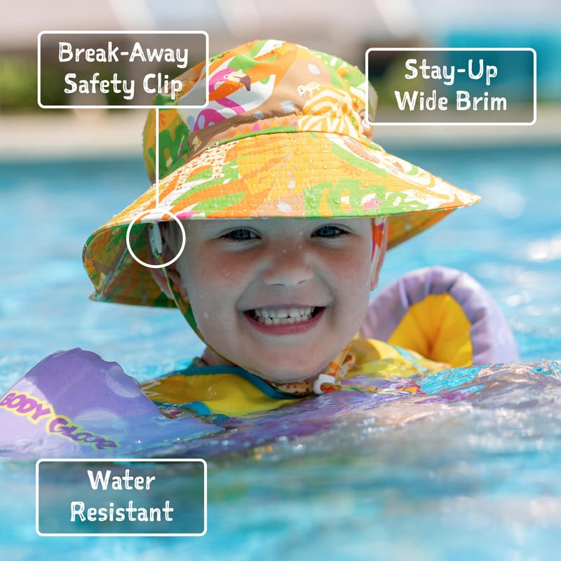Kids Water Repellent Bucket Hats | Manta Ray
