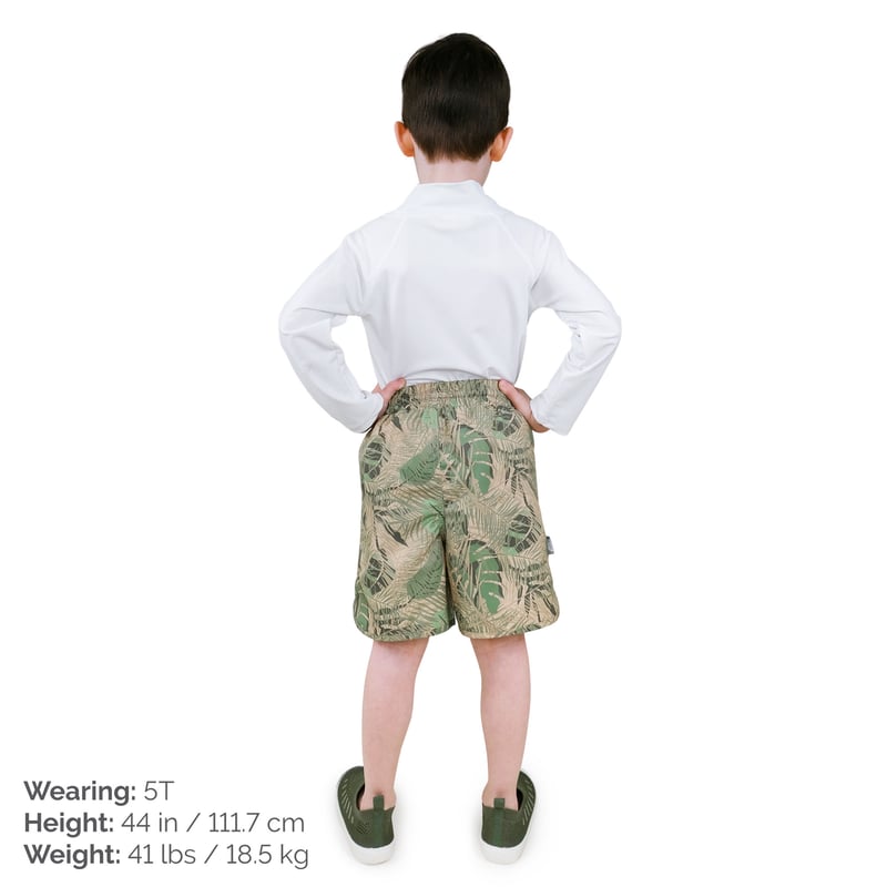 Kids UV Swim Shorts | Jungle Safari