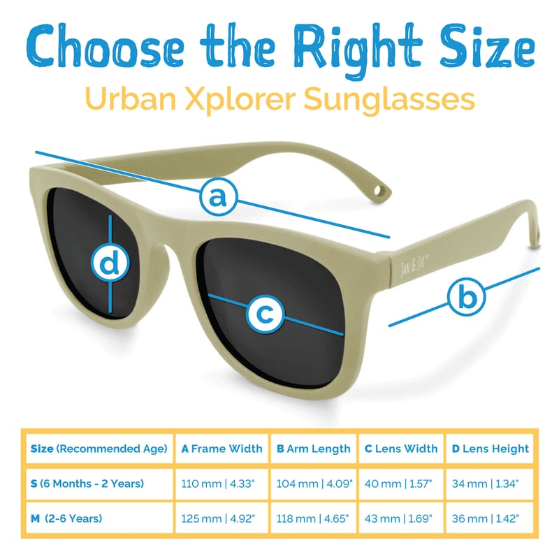 Kids Urban Polarized Sunglasses | Olive Khaki