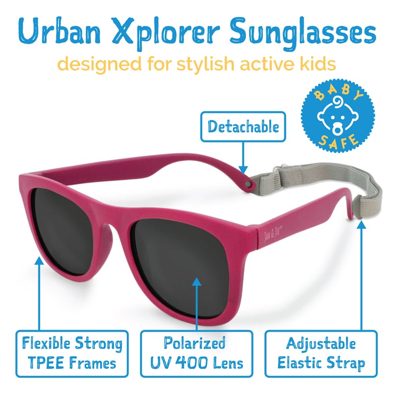 Kids Urban Polarized Sunglasses | Orchid