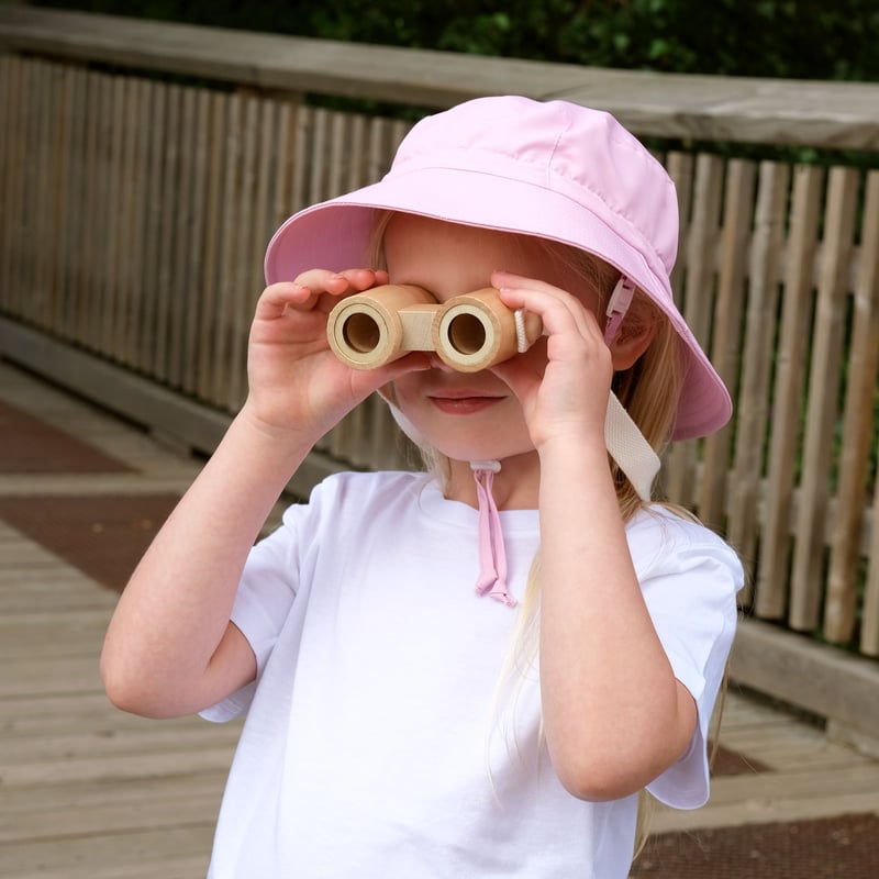 Kids Water Repellent Bucket Hats | Pink Sorbet
