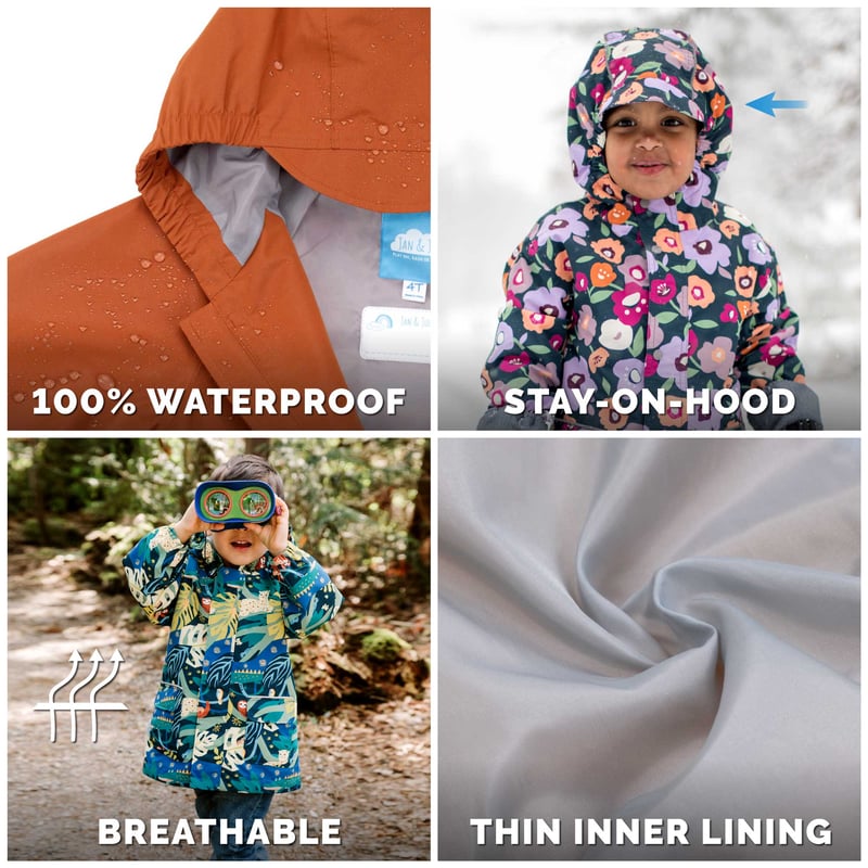 Kids Shell Jacket | Prairie Flowers