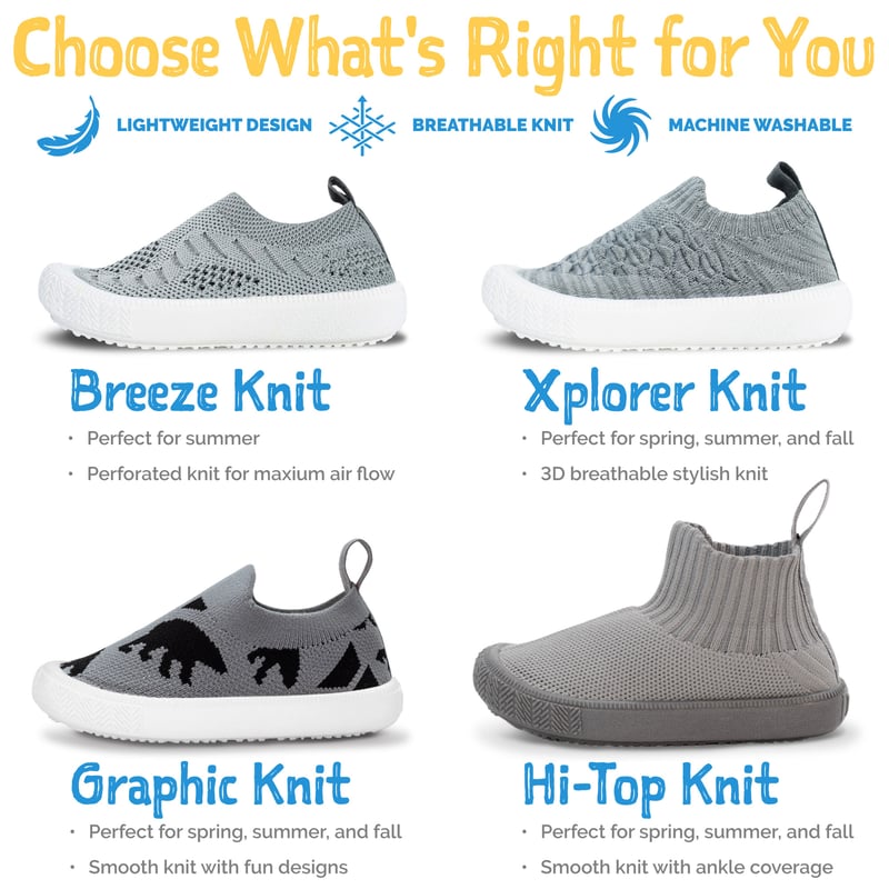 Kids Graphic Slip On Shoes | Grey Construction