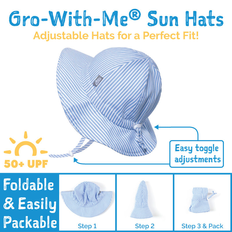Kids Cotton Floppy Hats | Light Blue