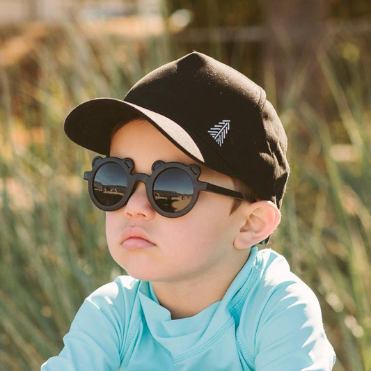 Kids Polarized Bear Sunglasses | Black