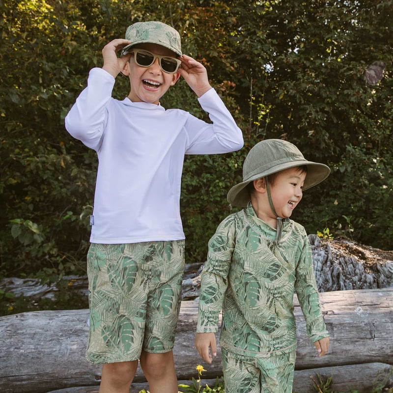 Kids UV Swim Shorts | Jungle Safari
