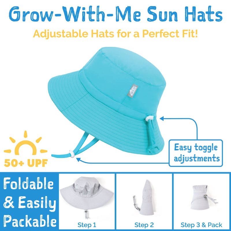 Kids Water Repellent Bucket Hats | Manta Ray