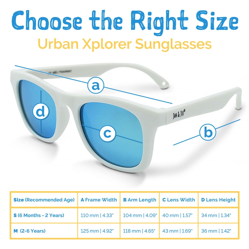 Kids Urban Polarized Sunglasses | White Aurora