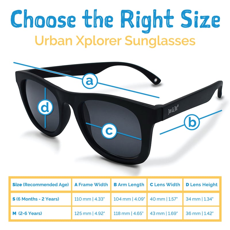 Kids Urban Polarized Sunglasses | Black