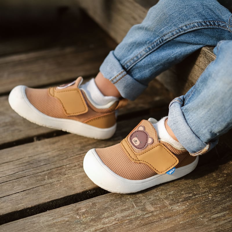 Mini-Flyer Toddler Sneakers | Brown Bear