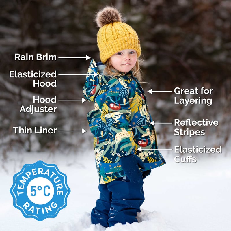 Kids Shell Jacket | Prairie Flowers