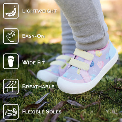 Toddler Mini Canvas Sneakers | Grey Construction