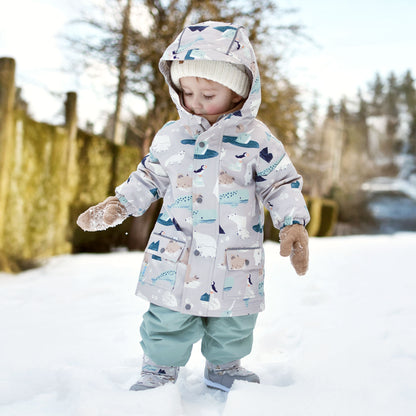 Kids Fleece Lined Rain Jackets | Polar Pals