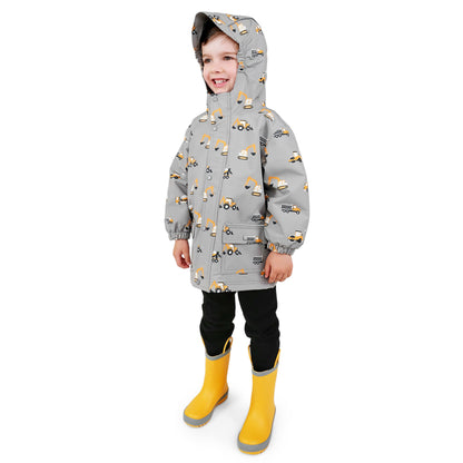 Kids Shell Jacket | Grey Construction