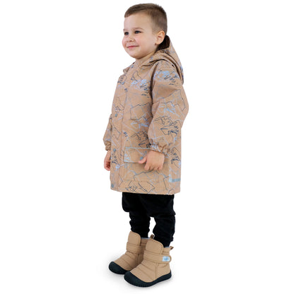 Kids Fleece Lined Rain Jackets | Mountain Trails