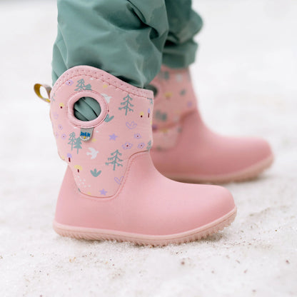 Kids Lite Waterproof Boots | Pink Forest