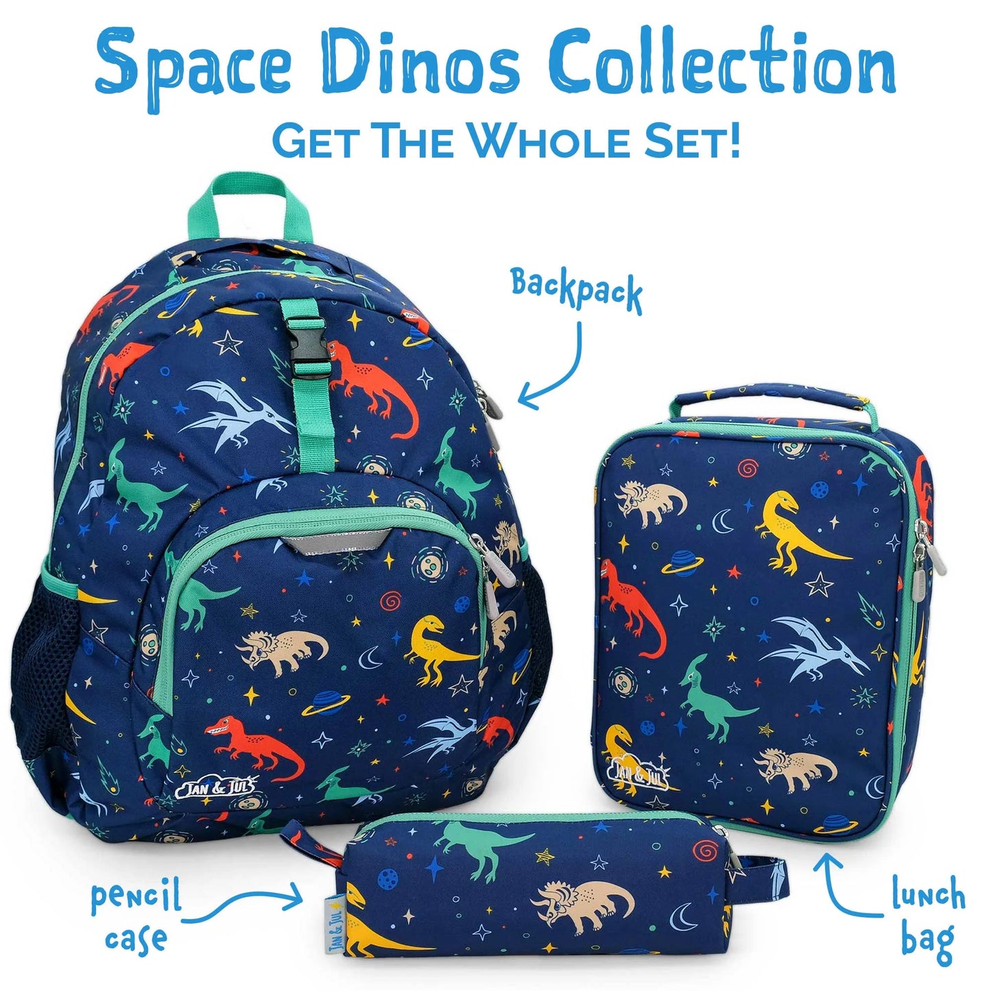 Kids Lunch Bag | Space Dinos