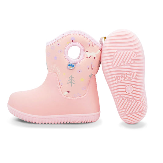 Kids Lite Waterproof Boots | Pink Forest