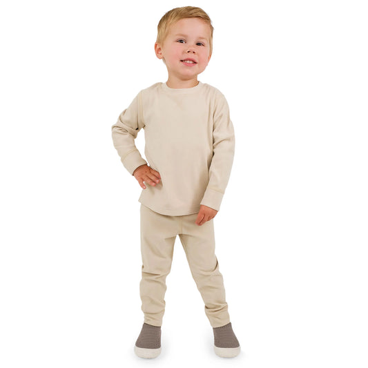 Kids Base Layer Tops | Oatmeal