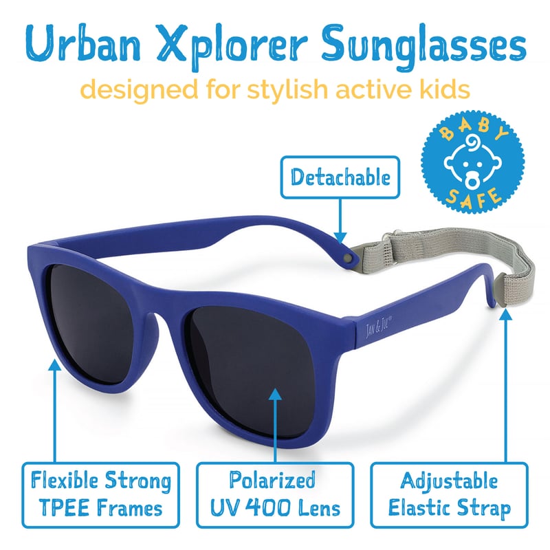 Kids Urban Polarized Sunglasses | Navy