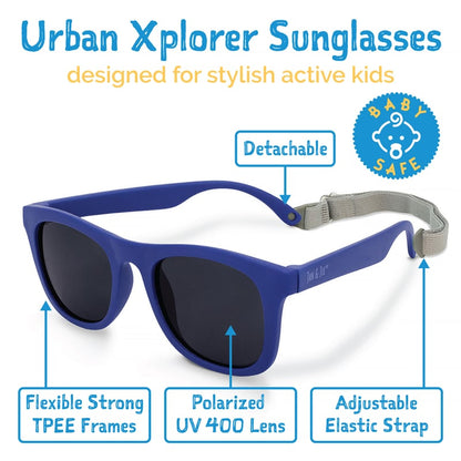 Kids Urban Polarized Sunglasses | Navy