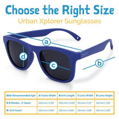 Kids Urban Polarized Sunglasses | Navy
